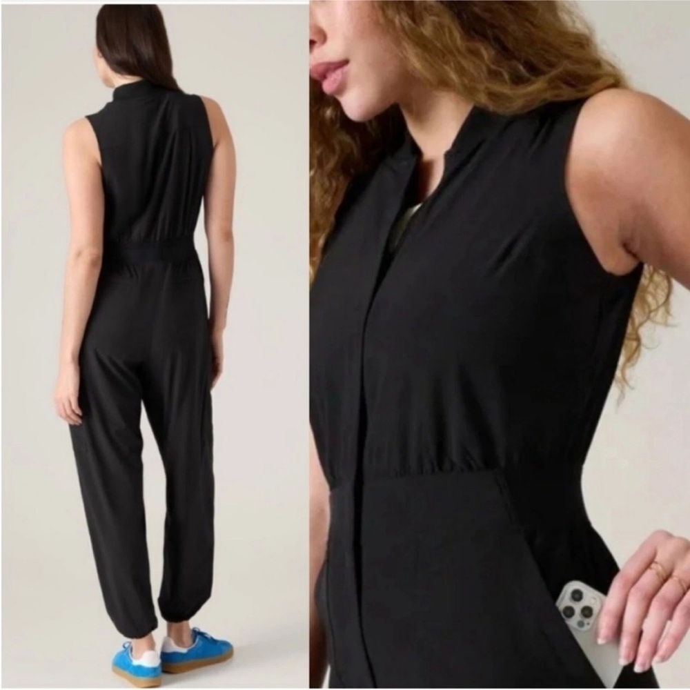 NEW with tags Athleta Brooklyn Utility Jumpsuit in Black